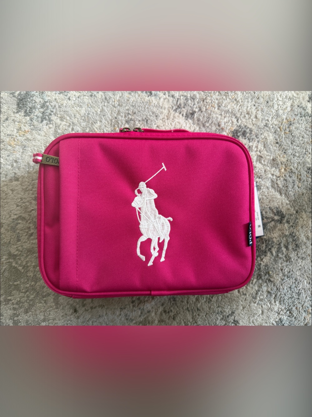 Polo by Ralph Lauren Hot Pink Lunch Bag